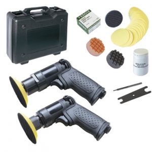 POLISSEUSE LUSTREUSE PNEUMATIQUE POUR PHARES MALETTE COMPLETE