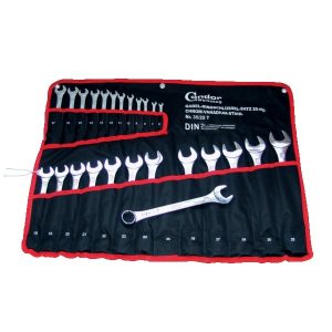 JEU DE CLES MIXTES 6 A 32MM (25PCS) DANS TROUSSE A ROULER