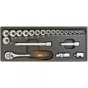 COFFRET DE DOUILLES 3/8" (22pcs)