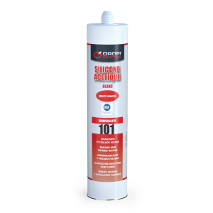 SILICONE BLANC ACETIQUE CARTOUCHE 310ML (1101C3)