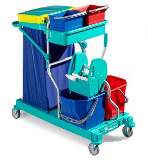 CHARIOT GREEN 165 COMPLET (couvercle + sac bleu)