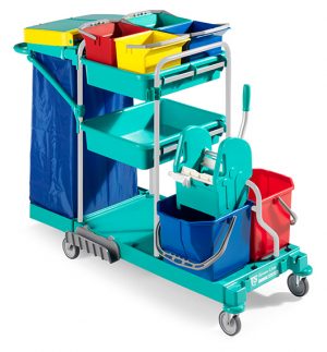 CHARIOT GREEN 460 COMPLET (couvercle+sac bleu)