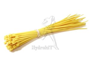 COLLIERS RILSAN JAUNE 200X2.5MM (sachet de 100)