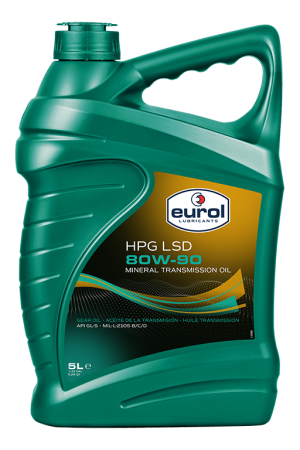 80W90 GL5 LSD  (GEAR OIL 90 LS) 5L EUROL