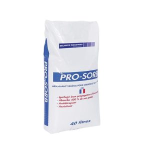 GRANULES ABSORBANTS BOIS RESINEUX 8KG/40L (Absorption 34L) PROSORB