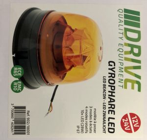 GYRO A LED A VISSER 12/24V R65/R10 ORANGE