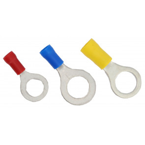 COSSE A OEIL (RONDE) ROUGE 4mm (x10)