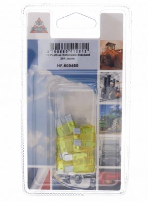 FUSIBLE LAME 25A BLANC (BLx10)