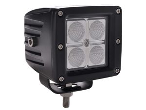 PHARE LED DE TRAVAIL CARRE (80x75mm) 4X3W (1080LM) IP67