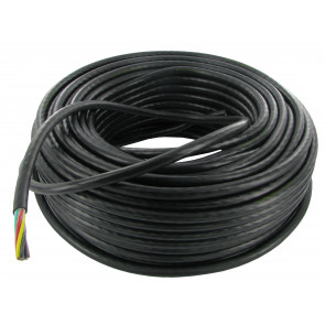 CABLE ELECTRIQUE 2X1.00mm² NOIR (M)