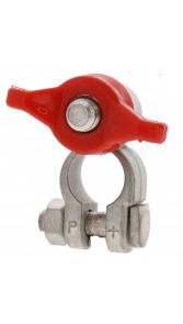 COSSE BATT (+) PAPILLON NAUTIQUE M8 ROUGE laiton etame