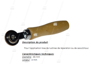 MOLETTE A EMPLATRE MANCHE Ø35mm/Largeur 4mm