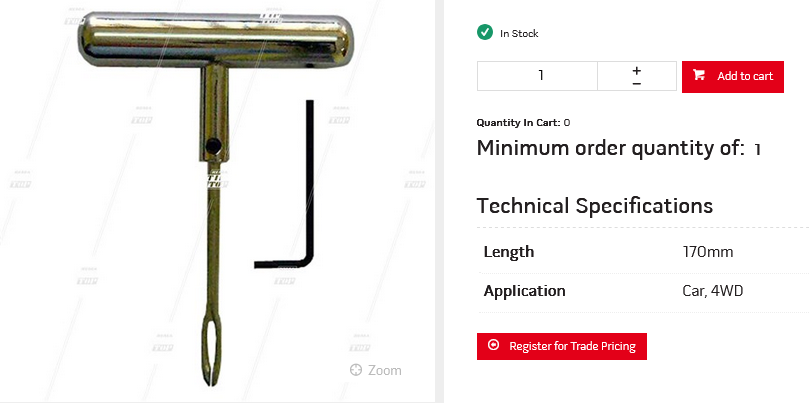 OUTIL D'INSERTION TRESSES SEALFIX VL – Image 2