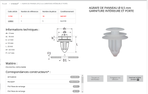 AGRAFE PLASTIQUE (sachet de 10pcs)