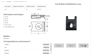 CLIPS DOUBLE (sachet de 25 pcs)