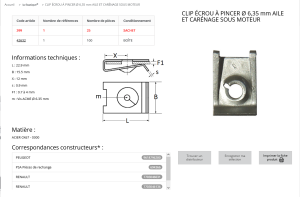 CLIPS DOUBLE (sachet de 25 pcs)