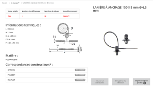 COLLIERS RILSAN A AGRAFER 150X5 (12 pcs)