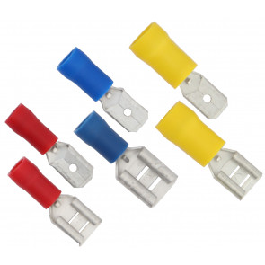 COSSE PLATE FEMELLE BLEUE 4.8x0.8mm (100)