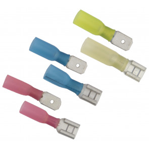 COSSE THERMO MALE PLATE JAUNE (50) 6.35mm