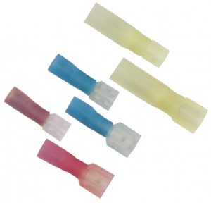 COSSE THERMO FEMELLE PLATE ROUGE (50) 6.35mm 100% Isolées