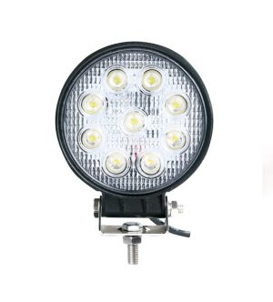PHARE LED DE TRAVAIL ROND 9X3W (1700LM) IP67