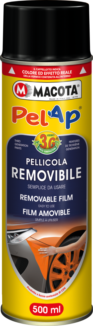 AEROSOL PEINTURE PELABLE NOIR RAL9005 400ML