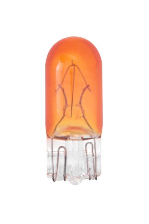 12V 5W TEMOIN S/CULOT AMBRE WY5W (Boite x10)