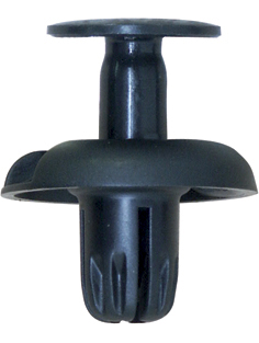 RIVET PLASTIQUE NOIR (sachet de 12 pcs)