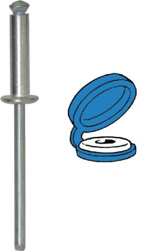 RIVET EPANOUI 4.X16 BLEU (sachet de 34 pcs)