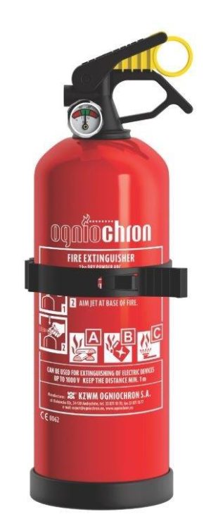 EXTINCTEUR 1Kg  ABC avec MANO