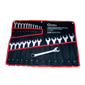 JEU DE CLES MIXTES 6 A 32MM (25PCS) DANS TROUSSE A ROULER