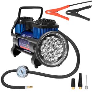 COMPRESSEUR 12V/300W HAUT DEBIT 50L/min (VL/4X4/CAMION/BATEAU/CAMPING