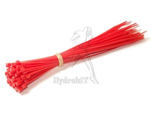 COLLIERS RILSAN ROUGE 200X2.5MM (sachet de 100)