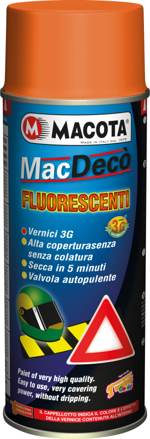 AEROSOL FLUO ACRYLIC ROUGE-ORANGE RAL2005  400ML