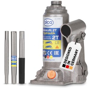 CRIC BOUTEILLE 2T HYDRAULIQ HAUTEUR LEVAGE 158 à 308mm Alca