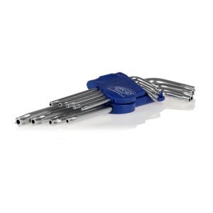 JEU 9 CLES TORX PERCEES (LONGUE)