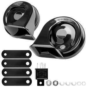 AVERTISSEUR 12V - 112dB 2 TONS (ESCARGOT) BL x2 ALCA