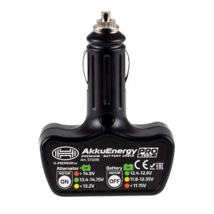 TESTEUR DE BATTERIE PREMIUM 12V "ALLUME CIGARE"