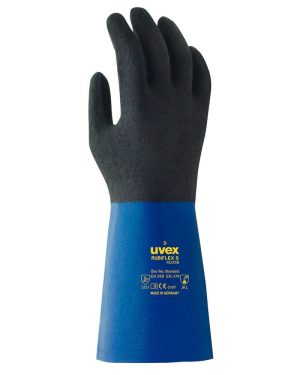 GANTS UVEX RUBIFLEX BLEU/NOIR T11 (paire)