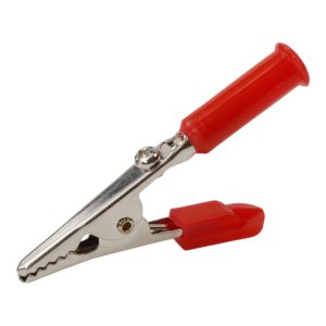PINCE CROCODILE 5 AMP ROUGE ISOLE