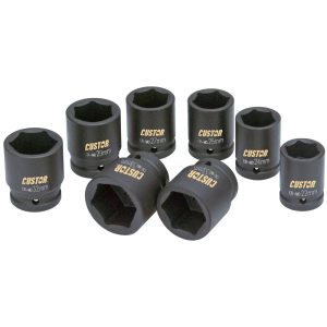 COFFRET DE DOUILLES 3/4" PL POUR CLE A CHOC (8pcs)