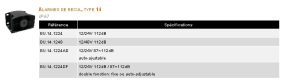 ALARME DE RECUL 12/24V 112dB