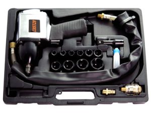 CLE A CHOC  1/2" PNEUMATIQUE (610Nm) + 10 DOUILLES (COFFRET)