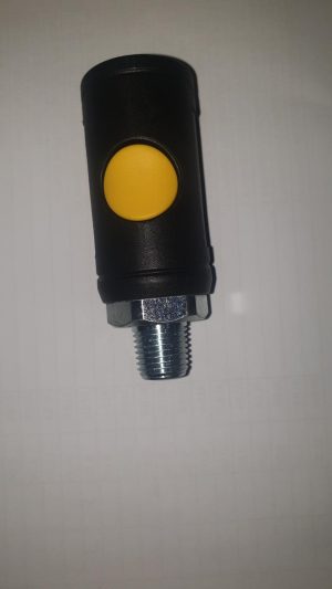 COUPLEUR PUSH BUTTON MALE 1/4"