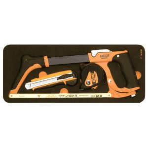 COFFRET MOUSSE CUTTER + SCIE A METAUX + METRE (5pcs)