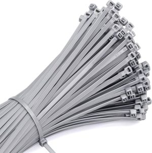 COLLIERS RILSAN GRIS ARGENT 300 x 4.6 (100) (Spécial enjoliveur)