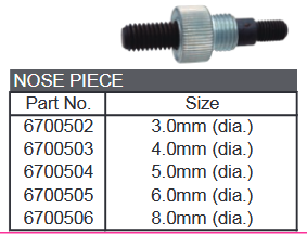 EMBOUT POUR PINCE A SERTIR Ø4mm