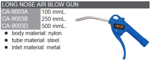 SOUFFLETTE PISTOLET BEC COUDE (Long.250mm)