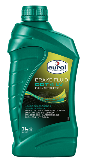LIQUIDE DE FREINS DOT4 LV (FAIBLE VISCOSITE) 1L EUROL