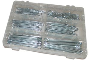 CF.GOUPILLES FENDUES (170pièces) Assortiment de 6 dimensions